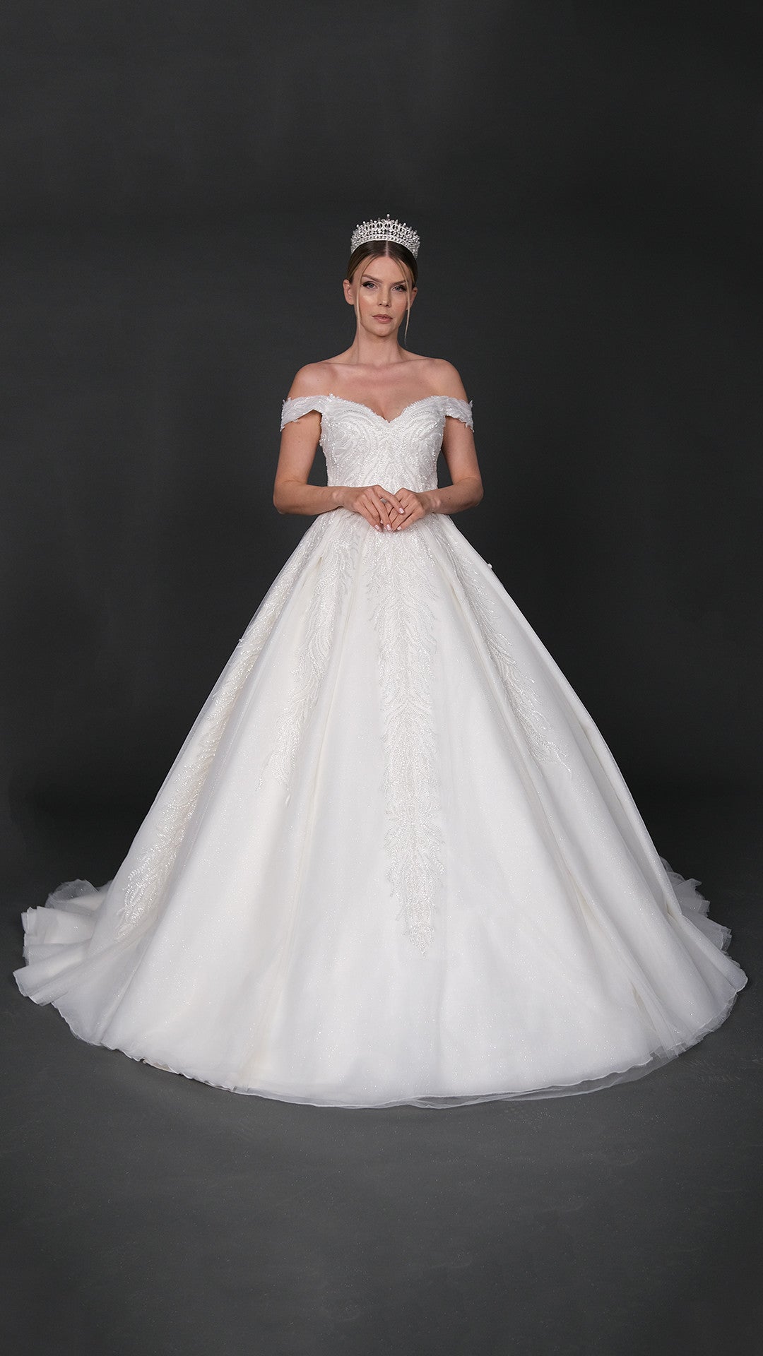 Mayda a line wedding dress-1