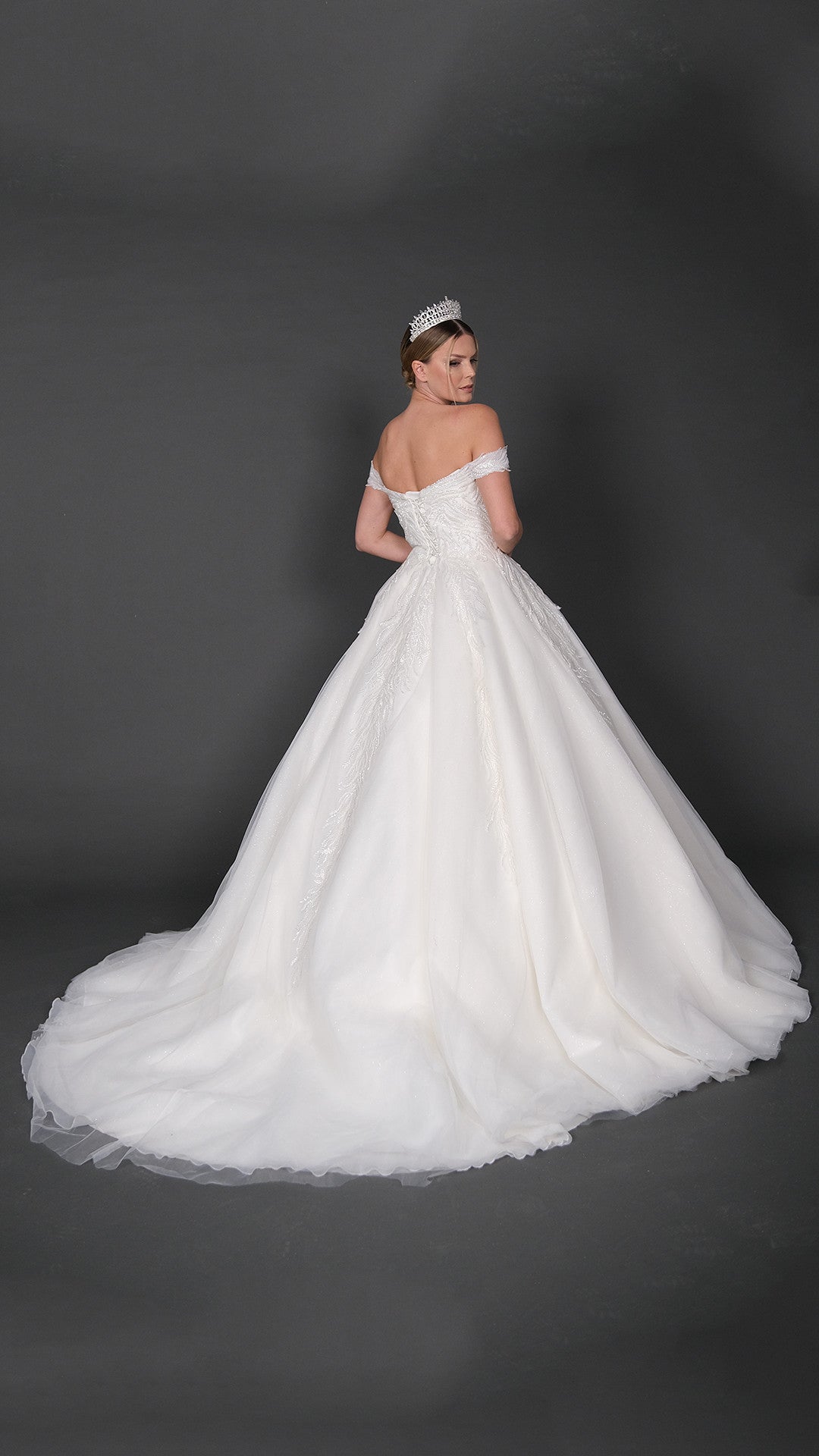 Mayda a line wedding dress-2