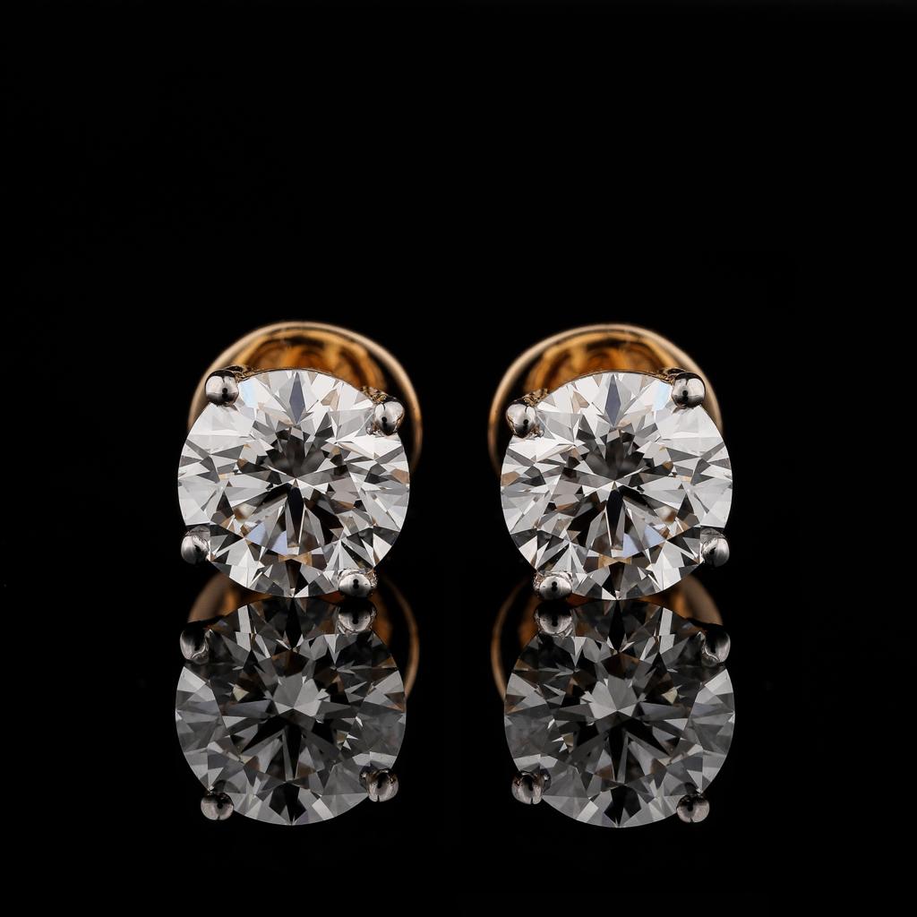 Mary Solitaire Earrings-0