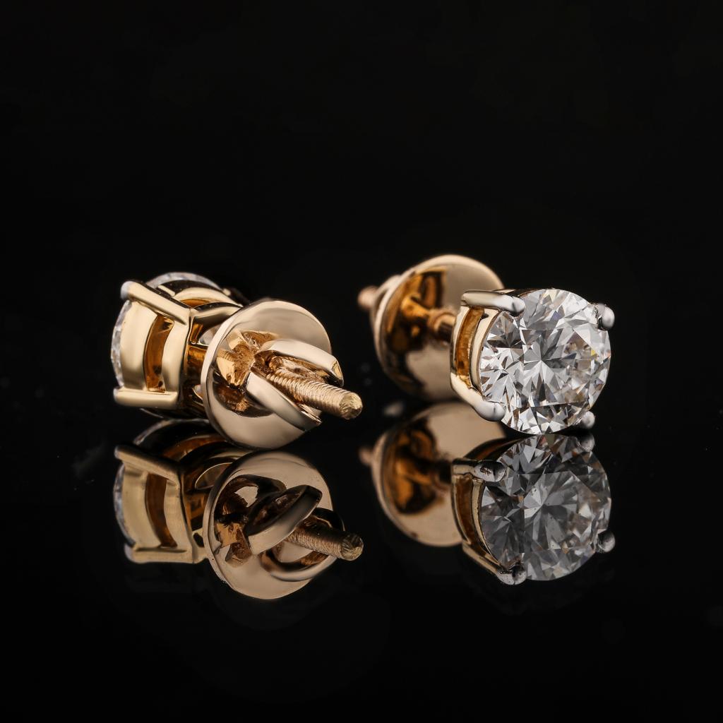Mary Solitaire Earrings-3